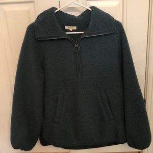 Madewell Fleece Zip Sweater